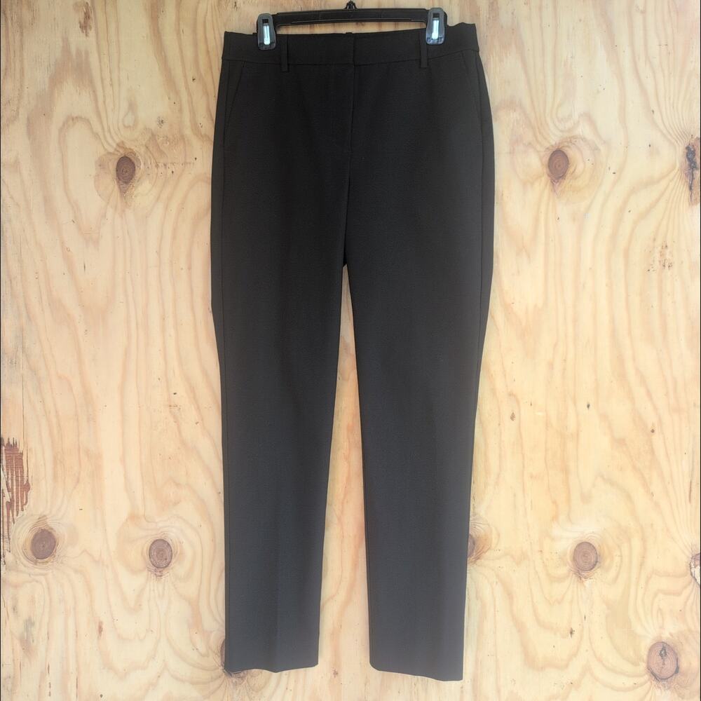J. Crew The Kate Straight Leg Black Dress Pant Women's 8
